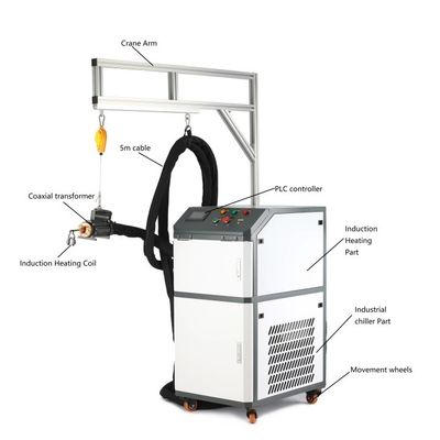 IGBT Digital Handheld Portable Induction Heating Machine For Welding Brazing