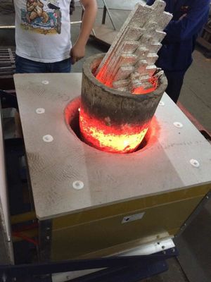 Stainless Steel Induction Melting Furnace Water Cooling With Safety System